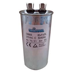 Capacitor de marcha 80 mfd 370v