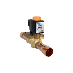 Solenoid valve 1-1/8 in ODF with coil 220V RGC