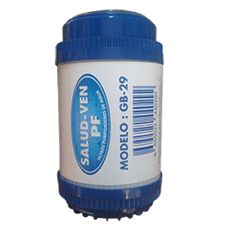 Filtro cartucho 5 pulg gb-29 salud ven carbon granulado