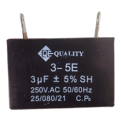 Capacitor de marcha  3 MFD 250V A/A