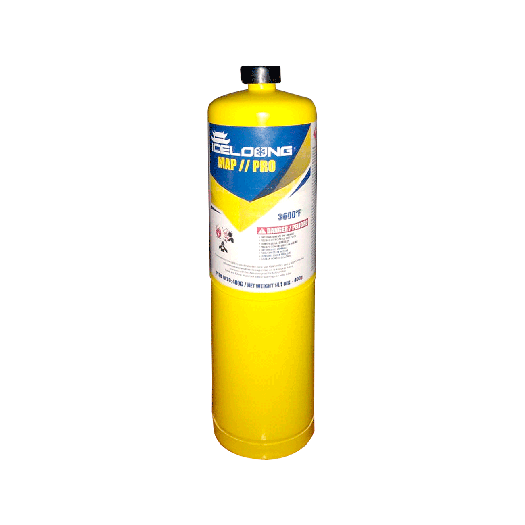 Bombona para soldar MAPP-PRO gas 400 gr ICELOONG