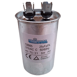 Capacitor de marcha 25 MFD 370V