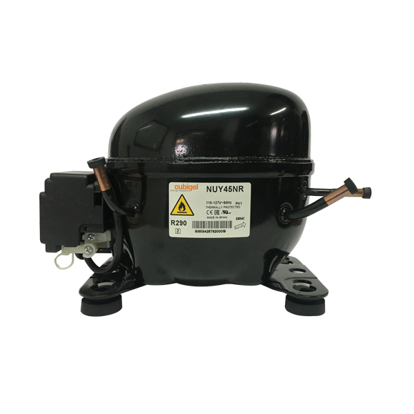 Compressor 841 BTU/h R-290 115V 60hz LMBP CUBIGEL NUY45NR