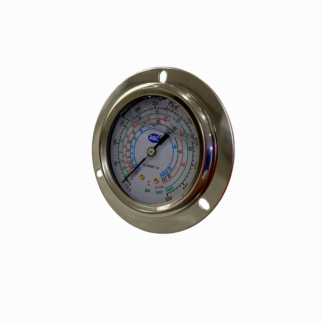 High refrigeration gauge R-134a R-404A R-22 glycerin RGC