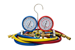 RGC Manifold Gauge set r134a / r404a / r22 with hoses and sight glass