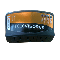 Protector electronico domestico 110V gsm-tv120 exceline para teleVisores electronicos con supresor de picos