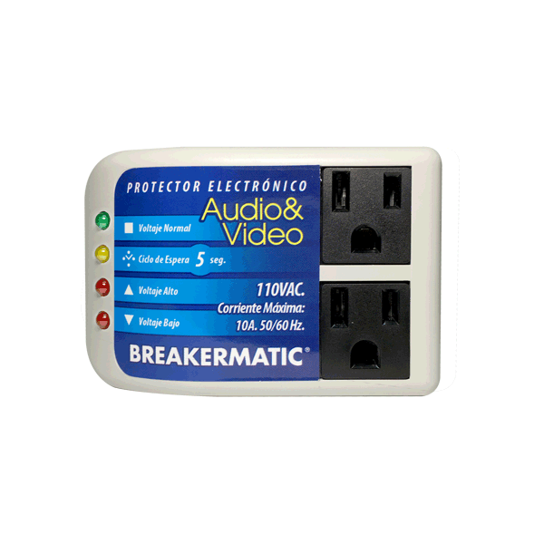 Protector electronico domestico audio & video 110V PAU110-000est BREAKERMATIC