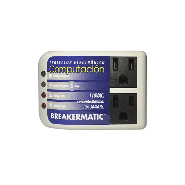 Protector electronico domestico computador 110V PCO110-000est BREAKERMATIC