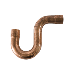 Copper P-Trap 1-1/8 in