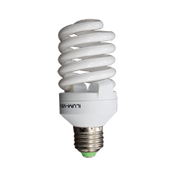 Bombillo ahorrador 22 watt 110v espiral ilum ven