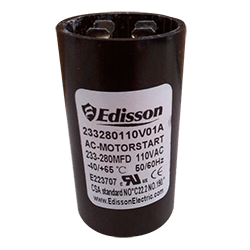 Capacitor de arranque 233-280  MFD 110V