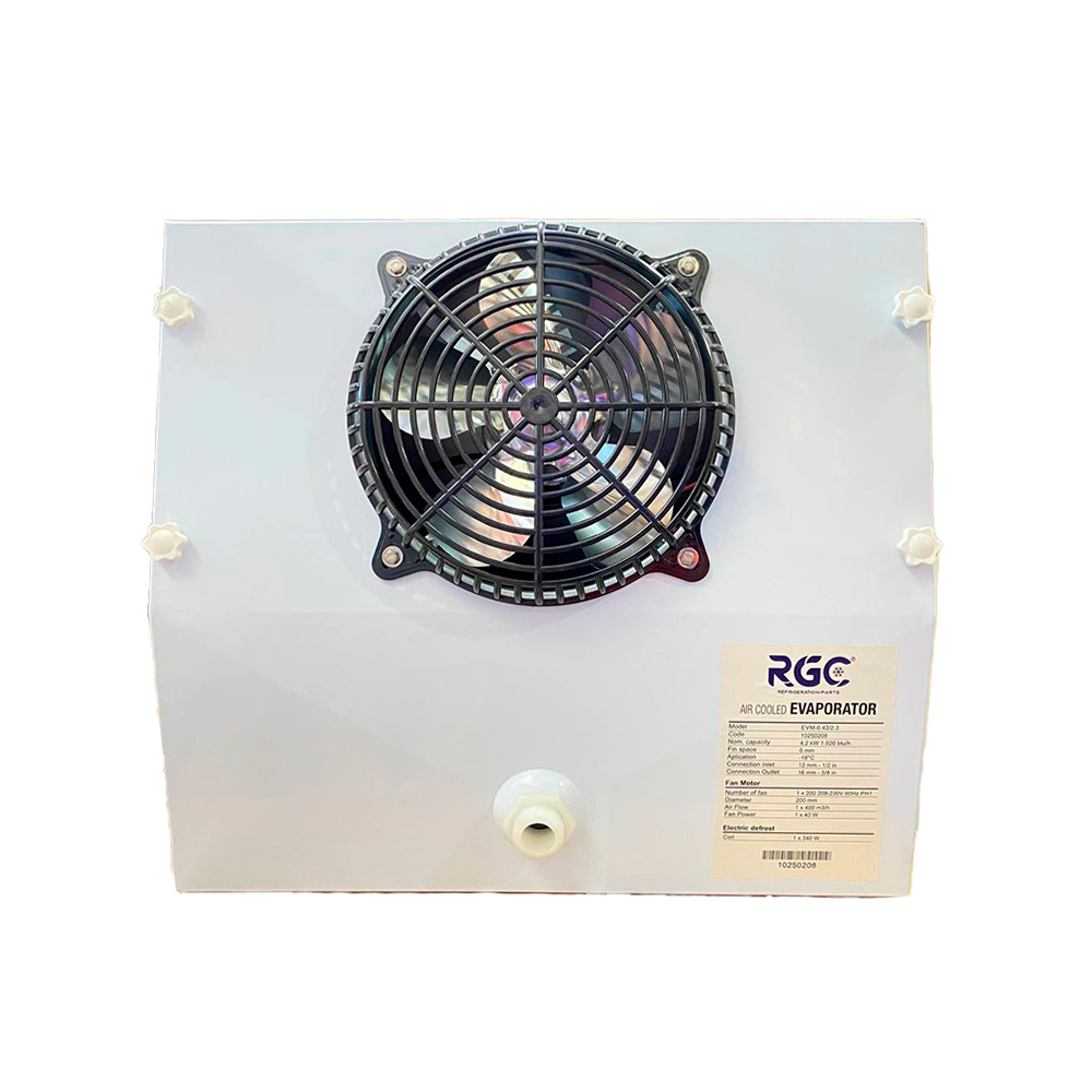 Difusor 1/2 HP 220V 2.150 BTU 1 fan 8 Pulg con resistencia 560W EV-0.63/3.5 RGC