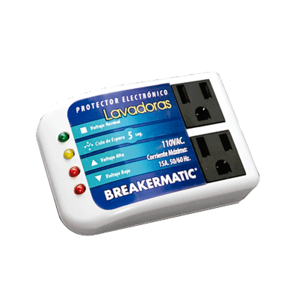 Protector electronico domestico 110V PLA110-150est BREAKERMATIC lavadora