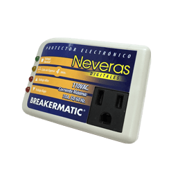 Protector electronico domestico nevera digital 110v pme-110e+ breakermatic