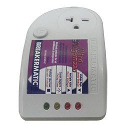 Protector electronico A/A 220V PIN-220dm 42.000 BTU BREAKERMATIC plug-in switch