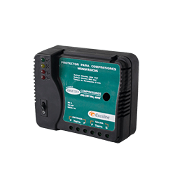 Protector electronico A/A 220V gsm-rf220b/3 20 AMP 3 HP exceline con switch