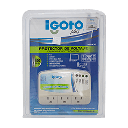 Protector electronico domestico 110v ig-pv3e igoto equipo electronico