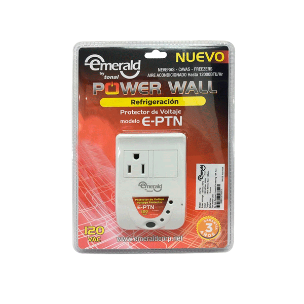 Protector electronico domestico nevera 110v emerald