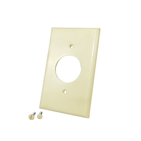 Tapa para toma corriente 1 polo 250V beige