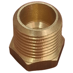 Tapon roscable de bronce 1/2 pulg npt