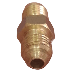 Union roscable de bronce 1/4 pulg flare - 1/4 pulg flare