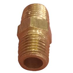 Union roscable de bronce 1/4 pulg npt - 1/4 pulg npt