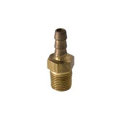 Union roscable de bronce 3/16 pulg manguera - 1/8 pulg macho npt