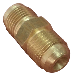 Union roscable de bronce 3/8 pulg flare - 3/8 pulg flare