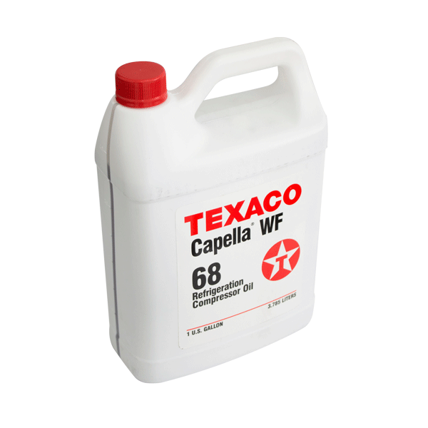 Aceite mineral galon R-22 texaco capella wf 68 usa original