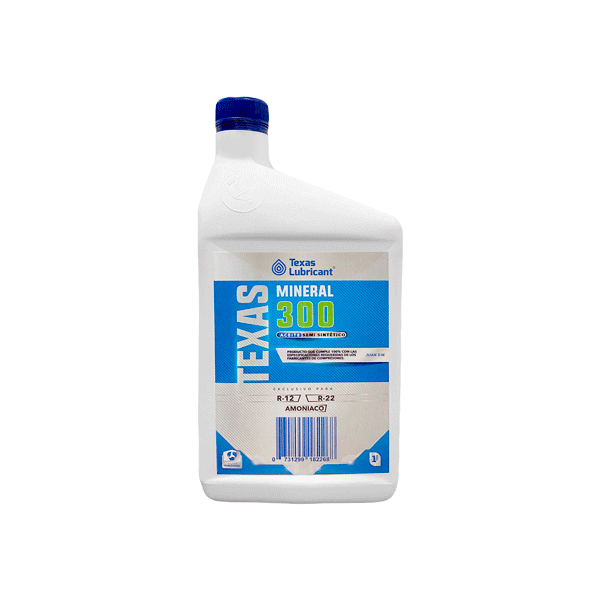 Aceite mineral ISO68 SUS300 1 lts R-22 15 x caja TEXAS