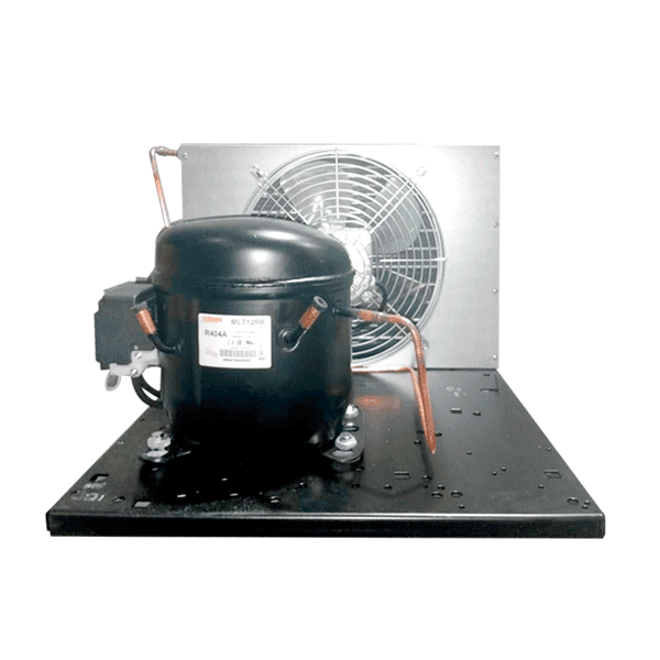 Condensing unit 1/2 HP  6643 BTU R-404a 115V 60hz csr HMBP CUBIGEL CMLT12EE1N