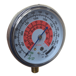 [19450019] Manometro solo baja R-410Aa azul