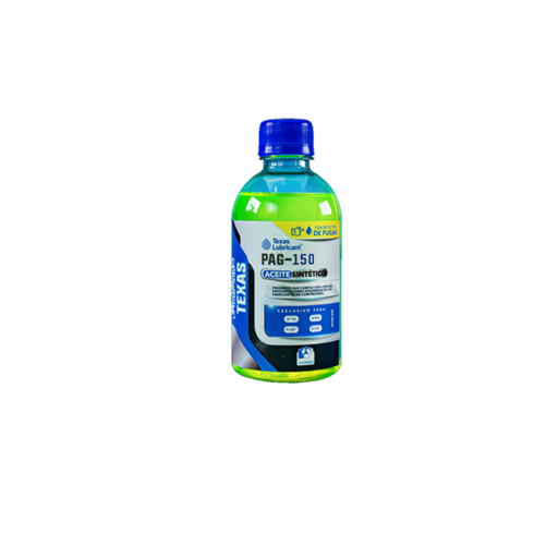 [12100101] Aceite polialquileno glicol 8oz con Uv R-134a PAG-150 20 x caja TEXAS