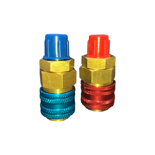 [01540001] Adaptador de carga alta/baja R-134a 1/4 pulg flare RGC