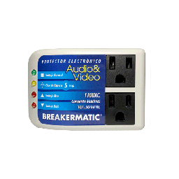 [10281008] Protector electronico domestico audio &amp; video 110V PAU110-000est BREAKERMATIC